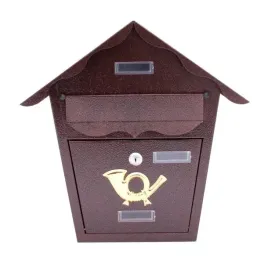 skrzynka-na-listy-domek-xl-wkladantyk-brazowa