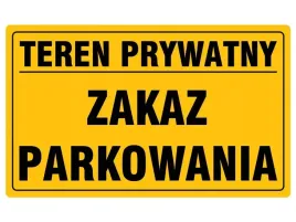 tabliczka-teren-prywatny-zakaz-parkowania-20x33