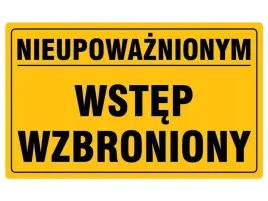 tabliczka-nieupowaznionym-wstep-wzbroniony-20x33