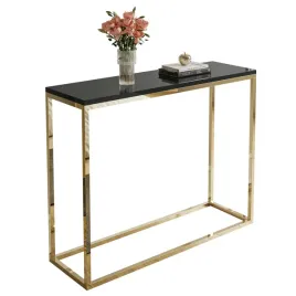 konsola-modern-zloty-chrom-100-cm-czarny-polysk