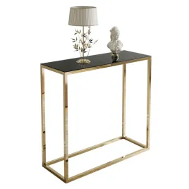 konsola-modern-glass-zloty-chrom-80cm-czarne-szklo