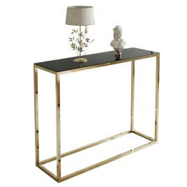 konsola-modern-glass-zloty-chrom-100-czarne-szklo