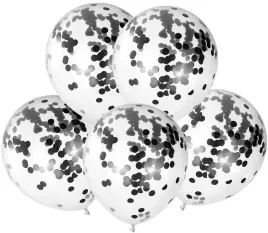 balony-z-konfetti-kolka-czarne-balon-30-cm-5-sztuk