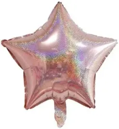 balon-gwiazdka-rozowe-zloto-holograficzna-hel-45cm
