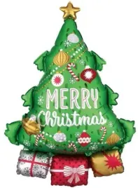 balon-foliowy-zielona-choinka-prezenty-swieta-80cm