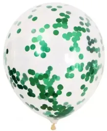 balon-z-konfetti-kolka-zielone-balony-zielen-30-cm