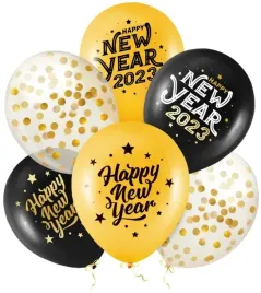 balony-happy-new-year-konfetti-sylwester-2023-6szt