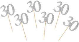toppery-na-tort-30-urodziny-srebne-brokatowe-6-szt