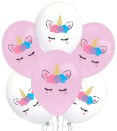 balony-jednorozec-biale-rozowe-balon-urodziny-6szt