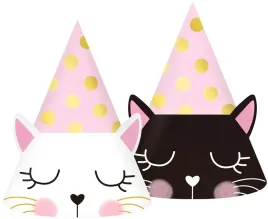 czapeczki-papierowe-z-kotkiem-kotek-kot-roz-6-szt