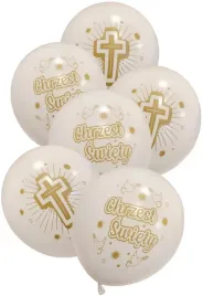 balony-biale-chrzest-swiety-golabek-balon-hel-6szt