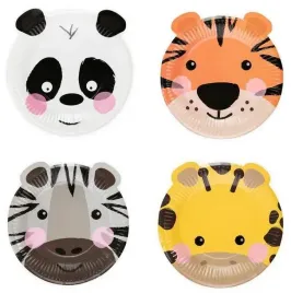 talerzyki-papierowe-zwierzatka-zoo-safari-4-sztuki