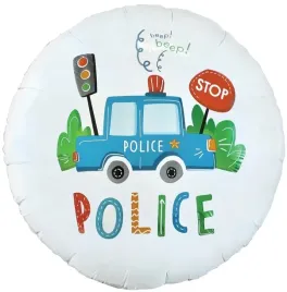balon-foliowy-policja-woz-policyjny-urodziny-45-cm