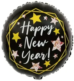 balon-czarny-45-cm-sylwester-2022-happy-new-year