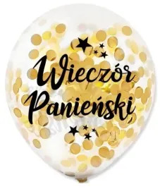 balon-na-wieczor-panienski-z-konfetti-zlotym-30-cm