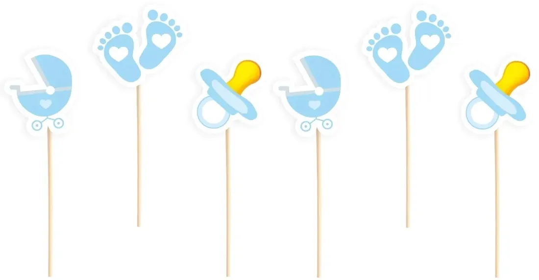 toppery-do-babeczek-baby-shower-chlopczyk-6-sztuk-pikery-wozek-smoczek-10cm