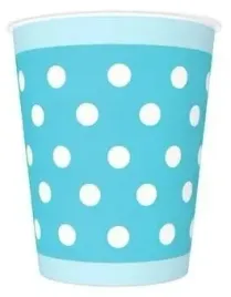 kubeczki-urodzinowe-w-kropki-chlopczyk-blekit-6szt