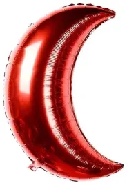 balon-foliowy-ksiezyc-rogal-czerwony-balony-25-cm