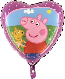 balon-foliowy-swinka-peppa-pig-teddy-serce-45-cm