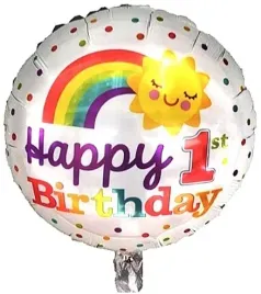 balon-foliowy-happy-1st-birthday-roczek-tecza-45cm