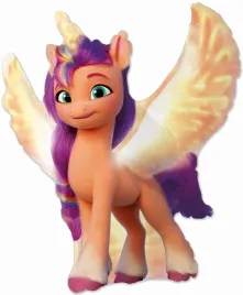 balon-foliowy-jednorozec-kolorowy-kucyk-sunny-90cm