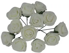 ecru-roze-rozyczki-z-pianki-25cm-kremowe-12-sztuk