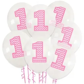 balony-na-roczek-pierwsze-urodziny-1-rozowe-5-szt