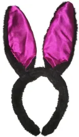 opaska-kroliczka-czarno-rozowa-uszy-roz-panienski