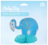 dekoracja-na-stol-slonik-18cm-baby-shower-chlopiec-stan-nowy