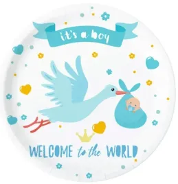 talerzyki-baby-shower-its-a-boy-bocian-blekit-6szt