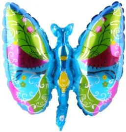 balon-foliowy-motyl-motylek-niebieski-impreza-42cm