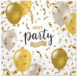 serwetki-zlote-balony-konfetti-urodziny-party-33cm