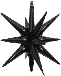 balon-foliowy-gwiazdka-czarna-3d-gwiazda-hel-69-cm