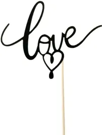 topper-papierowy-love-serce-czarny-slub-wesele