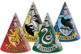 czapeczki-harry-potter-hogwart-house-urodziny-6-sztuk