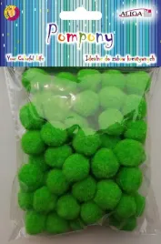 jasnozielone-pompony-pluszowe-pompon-2-cm-60-sztuk