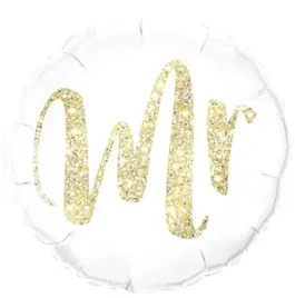 balon-foliowy-bialy-mr-maz-zloty-slub-wesele-45-cm