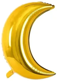 balon-foliowy-ksiezyc-rogal-zloty-balony-az-25-cm