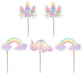 toppery-pikery-do-babeczek-jednorozec-unicorn-5szt