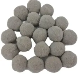 szare-pompony-pluszowe-akryl-pompon-3cm-20-sztuk