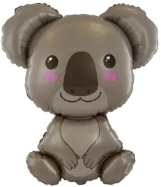 balon-foliowy-koala-szary-urodziny-woodland-35-cm