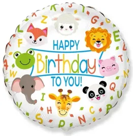 balon-happy-birthday-zwierzatka-na-urodziny-35-cm