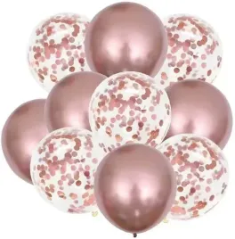 balony-z-konfetti-rozowe-zloto-metaliczne-10-sztuk