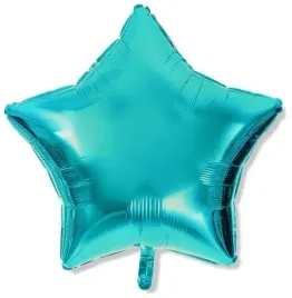 balon-foliowy-gwiazdka-turkus-na-hel-45-cm-gwiazda