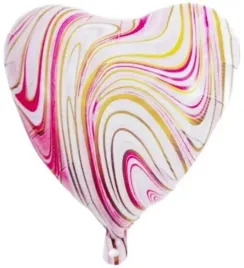 balon-foliowy-serce-rozowe-mozaika-urodziny-45-cm