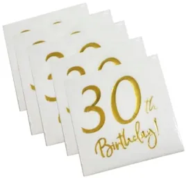 serwetki-na-30-urodziny-30th-birthday-zlote-12-sztuk