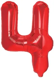 balon-foliowy-cyfra-4-cztery-czerwona-balony-40-cm