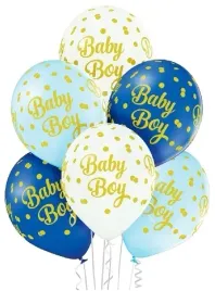 balony-na-baby-shower-boy-niebieskie-30cm-6-sztuk
