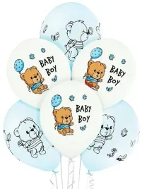 balony-baby-shower-boy-mis-chlopczyk-30cm-6-sztuk