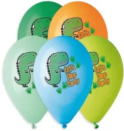balony-lets-dino-party-dinozaury-urodziny-5-sztuk